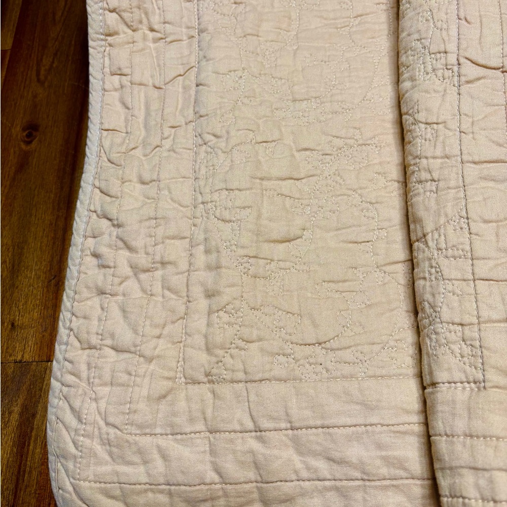 Tan Quilt Pillow Sham set of 2